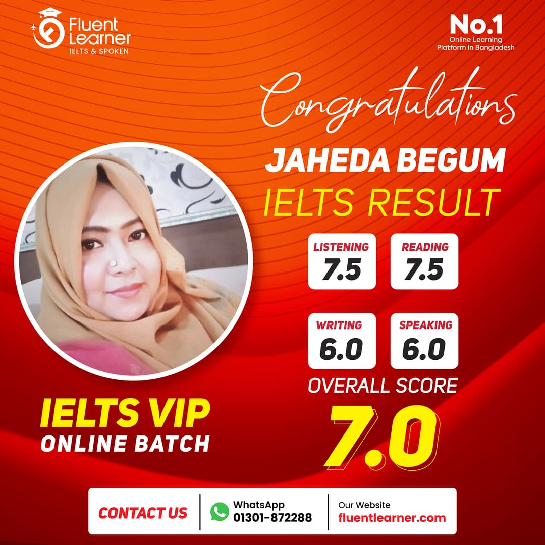Je's IELTS result