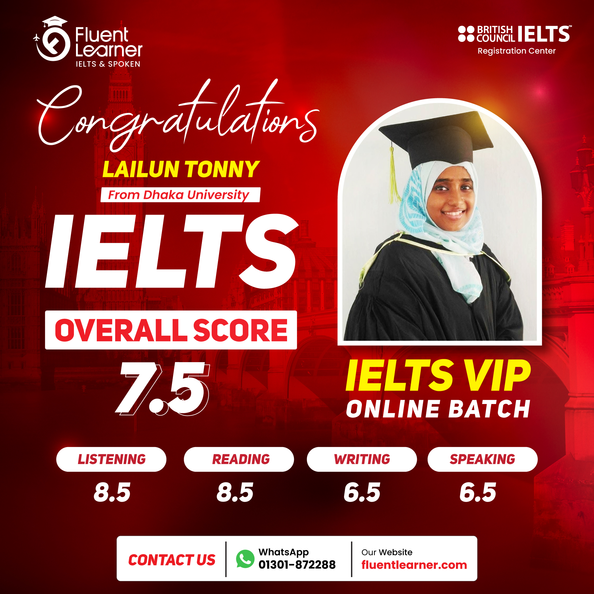 Lailun Tonny's result